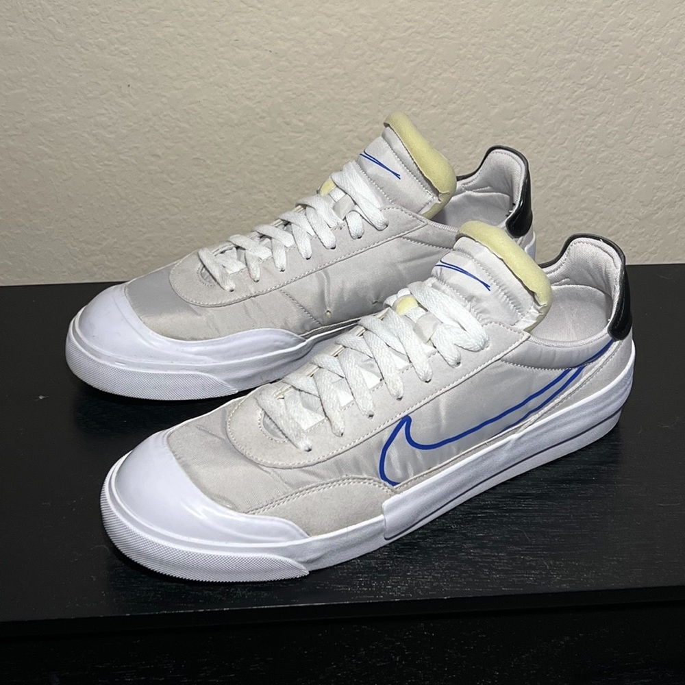 Nike Blazers Low Off White Blue and White